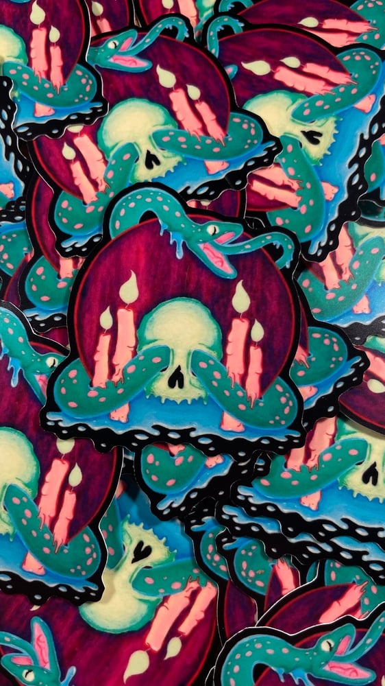 Image of Glow in the Dark “Rituals of Infinity” Stickers