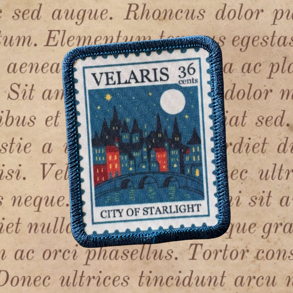 Image of Velaris Stamp Patch – City of Starlight