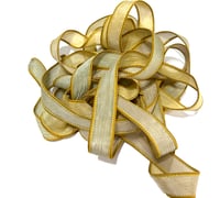 Image 9 of 1PC. SWAMP GAS 42" hand dyed wrist wrap bracelet silk ribbon//Yoga wrist wrap bracelet ribbon