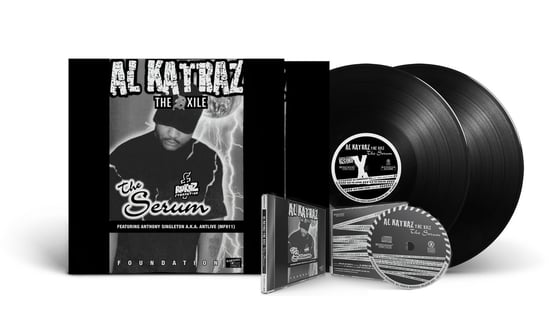 Image of Al Katraz The Exile - The Serum Bundle (Buy CD + Vinyl & get 10% off) PRE ORDER NOW