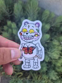 CareBear Calavera Vinyl Sticker