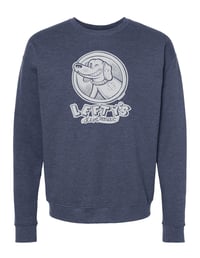 Heather Navy Unisex Fleece Crewneck Sweatshirt