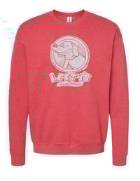 Heather Red  Unisex Fleece Crewneck Sweatshirt