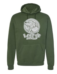Military Green Unisex Fleece hooded Sweatshirt