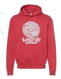 Heather Red Unisex Fleece hooded Sweatshirt