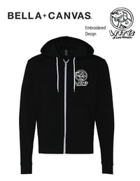 Black Full-Zip Hoodie Bella Sweatshirt