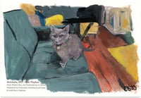 Bear Begging - Gouache Painting