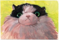 Big Lady - Gouache Painting