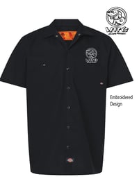 Black Charcoal Short Sleeve Work Shirt