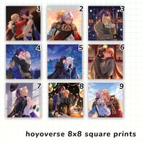 Image 1 of Hoyoverse 8x8 Prints