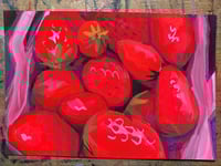 Strawberries d'Annecy - Gouache Painting