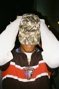 Image 1 of Camo Cursive Hat