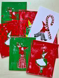 Image 2 of Linocut Card Set