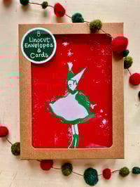 Image 1 of Linocut Card Set