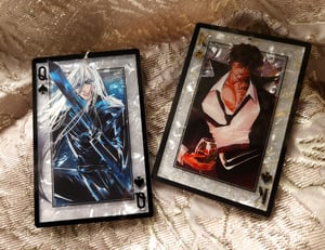 Image of katekyo hitman reborn | XS (xanxus & squalo) porcelain charms