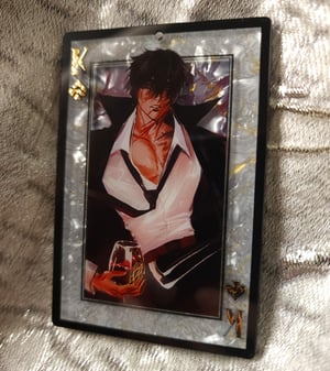 Image of katekyo hitman reborn | XS (xanxus & squalo) porcelain charms