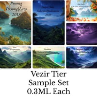 Vezir Tier Sample Set (0.3ml Each)