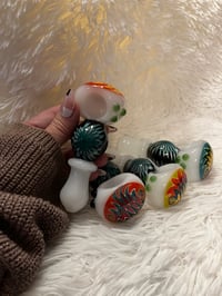 Image 4 of 4.5" Wig-Wag Glass Hand Pipe