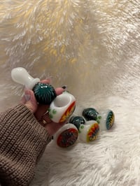 Image 7 of 4.5" Wig-Wag Glass Hand Pipe