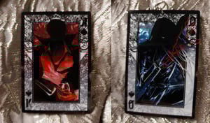 Image of katekyo hitman reborn | XS (xanxus & squalo) porcelain charms