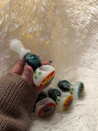 Image 9 of 4.5" Wig-Wag Glass Hand Pipe