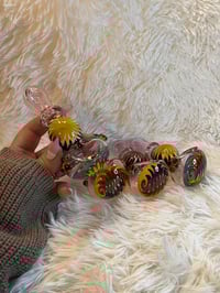 Image 14 of 4.5" Pink Wig-Wag Glass Hand Pipe