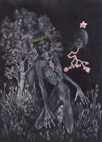 fine art print (5x7 or 8x10 inches) the message 