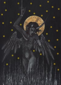 fine art print (5x7 or 8x10 inches) purgatory angel