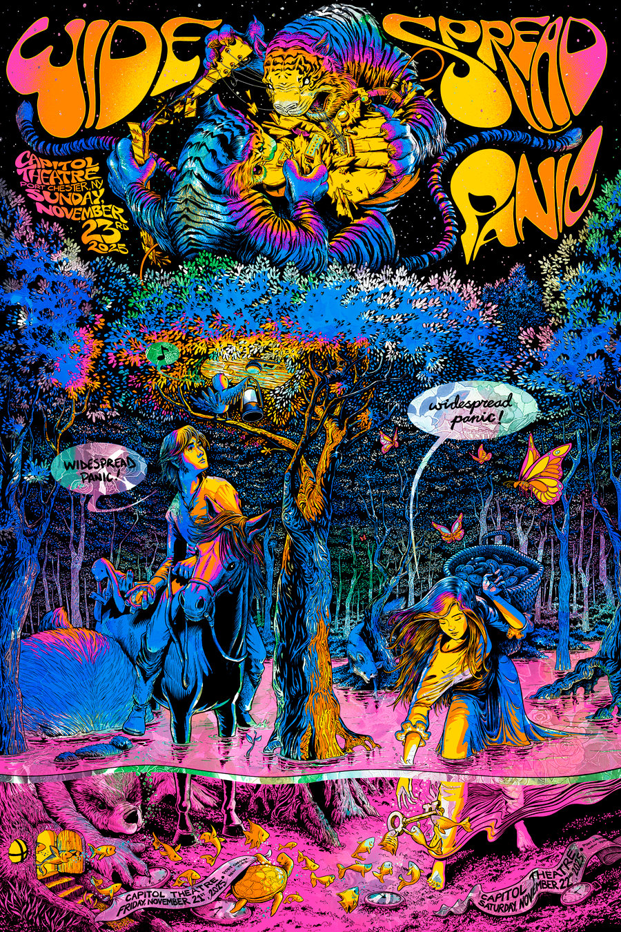 Image of Widespread Panic - Capitol Theatre 2025 - Rose Parade HoloFoil - Pre-Sale