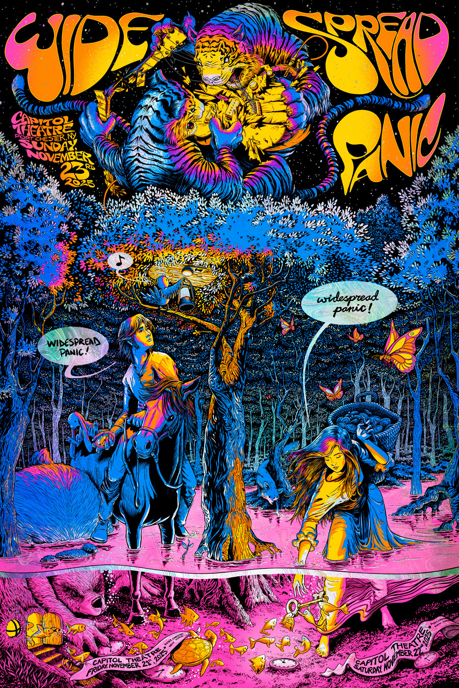 Image of Widespread Panic - Capitol Theatre 2025 - Hazy Waves HoloFoil - Pre-Sale