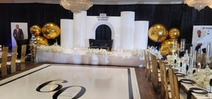 Image of White wood curve Ripple panels set of 4