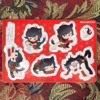 Image 1 of Dungeon Meshi 4x6" Sticker Sheet - Meow