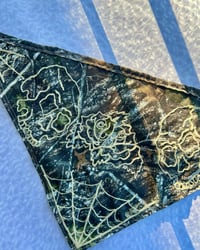 Image 1 of Rose And Skull Bandana/Head Scarf