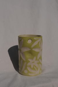 Image 11 of The SoulShine Co. Grip Straw Cup - Chartreuse