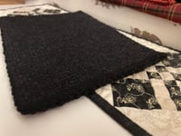 Image 5 of Merry Gingerbread Man Basket Primitive Punch Needle Decorative Folk Art Mat/Mini Rug~~