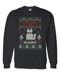 Image 1 of Cat Mommy Unisex DryBlend® Crewneck Sweatshirt