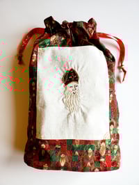 Image 1 of Father Christmas Reusable Gift Bag