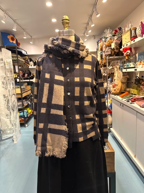 Image of Antipast Hand Dyed Cardigan (and Scarf)