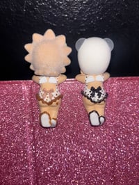 Image 1 of Flocked Polka Dot Hippers 🎀💕