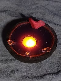 Image 1 of  Meditation Candle~ Heartstone Glow