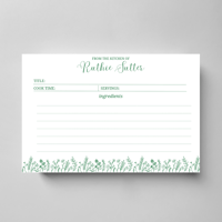 Image 2 of Custom Recipe Cards