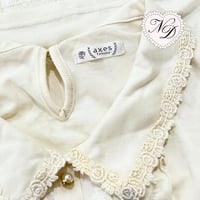 Image 3 of Axes Femme Cream Buttoned Blouse Top