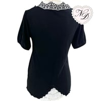 Image 4 of Axes Femme Black Blouse Top