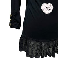 Image 2 of Axes Femme Black Lace Milkmaid Top #1