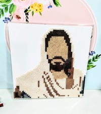 Jesus Perler Beads Art