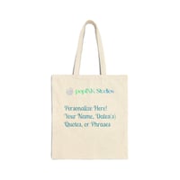 Image 7 of Botanic Blooms Canvas Tote — Flowers of the Water