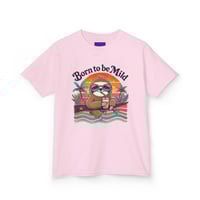 Image 6 of Beach Slothin' Kids Tee