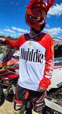 Image 2 of MarlBro Red Moto Jersey