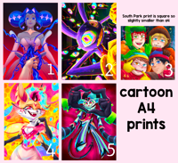Image 1 of Cartoon Prints