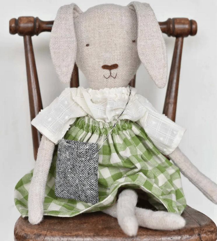 Image of Handmade Dolls in Clothing- Rabbits, Bear or Frog